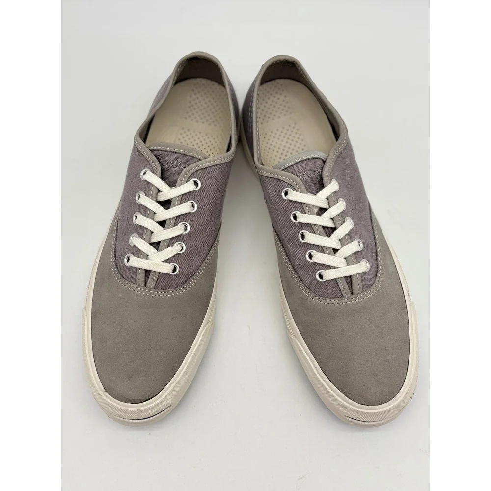 Converse Jack Purcell Grey Wool Textile Low Top Sneakers 153593C Mens 10